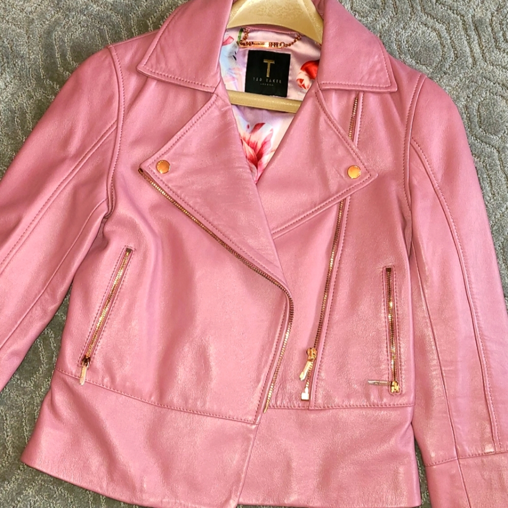 Ted Baker Leather Moto Jacket